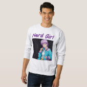 Nerd Girl  Sweatshirt (Vorne ganz)