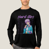 Nerd Girl  Tri-Blend Shirt (Vorderseite)