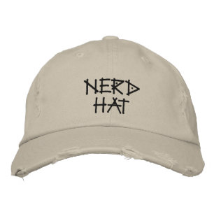Nerd Hat Bestickte Baseballkappe