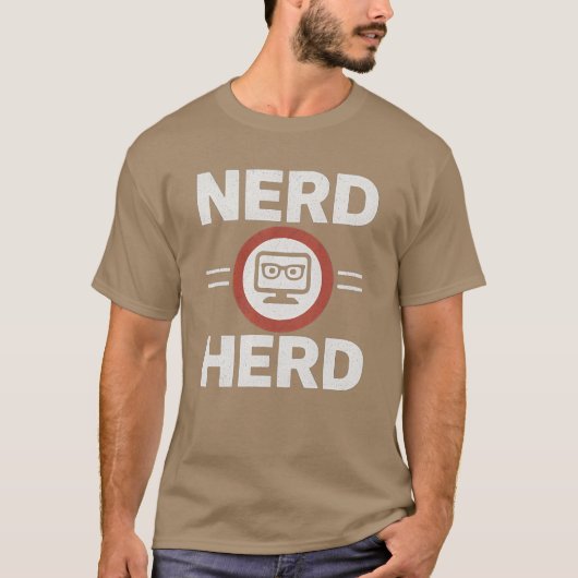 Nerd-Herde-Freund Vintage T-Shirt (Vorderseite)