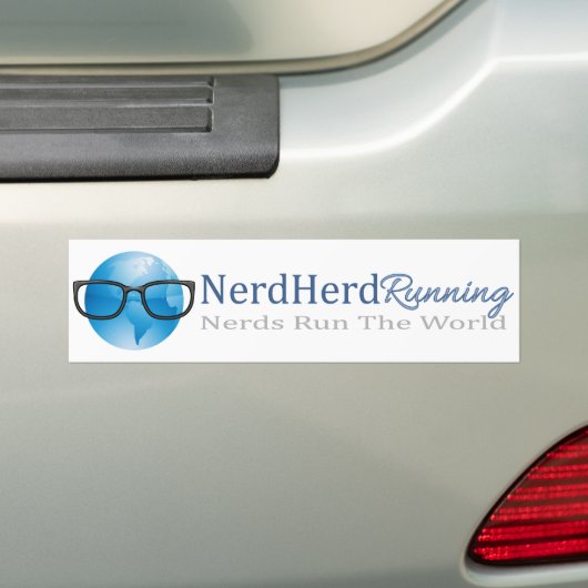 Nerd-Herden-laufender Autoaufkleber (Auf Auto)