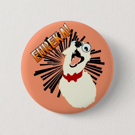 Nerd-Hund Button (Vorderseite)