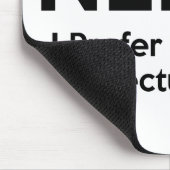 Nerd? Ich bevorzuge den Begriff Intellectual Badas Mousepad (Ecke)