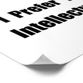 Nerd Intellectual Badass Poster (Ecke)