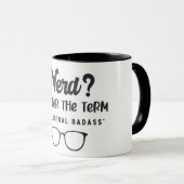 Nerd/Intellectual Badass Tasse (VorderseiteRechts)