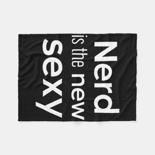 Nerd Is The New Y Gamers Software Engineers Origin Fleecedecke (Vorderseite (Horizontal))