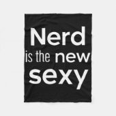 Nerd Is The New Y Gamers Software Engineers Origin Fleecedecke (Vorderseite)