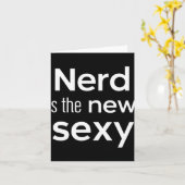 Nerd Is The New Y Gamers Software Engineers Origin Karte (Gelbe Blume)