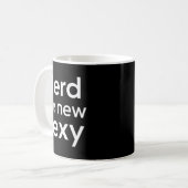 Nerd ist das neue Y Gamers Softwareingenieure Ursp Kaffeetasse (Vorderseite Links)