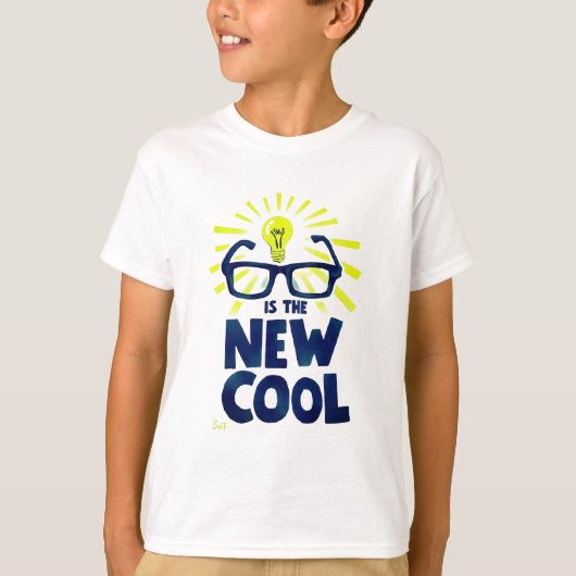 Nerd ist der neue Coole - Smart Student T - Shirt (Vorderseite)