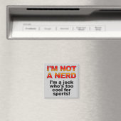 Nerd Jock Funny Kühlschrankmagnet Kühlschrank (In Situ (Geschirrspüler))