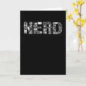 NERD KARTE (Gelbe Blume)