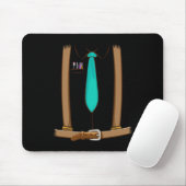 Nerd Kostüm Halloween Niedlicher Depp Geek Son Gam Mousepad (Mit Mouse)