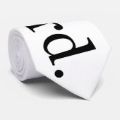 Nerd-Krawatte (weiß) Krawatte (Gerollt)