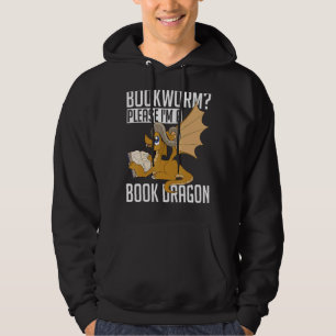 Nerd lesen Bookworm Bitte im Buchdrago Hoodie