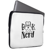 Nerd lesen laptopschutzhülle (Vorne Rechts)