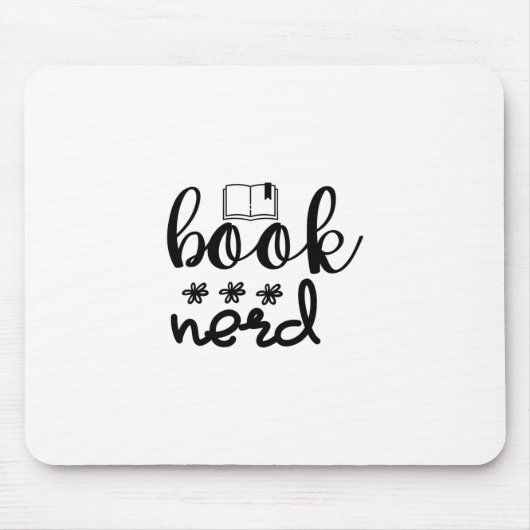 Nerd lesen mousepad (Vorne)
