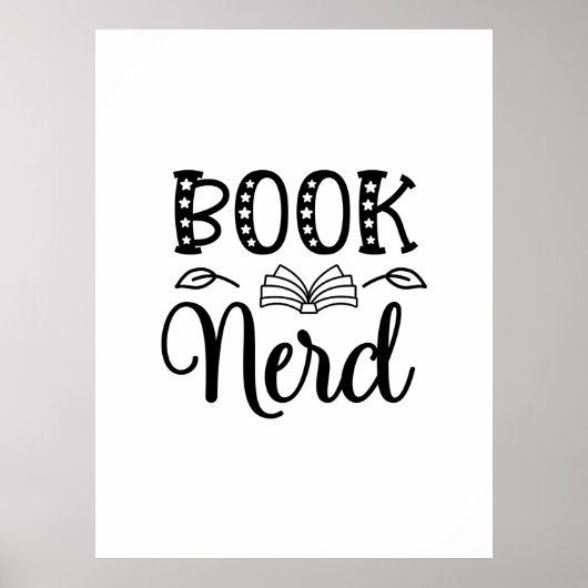 Nerd lesen poster (Vorne)