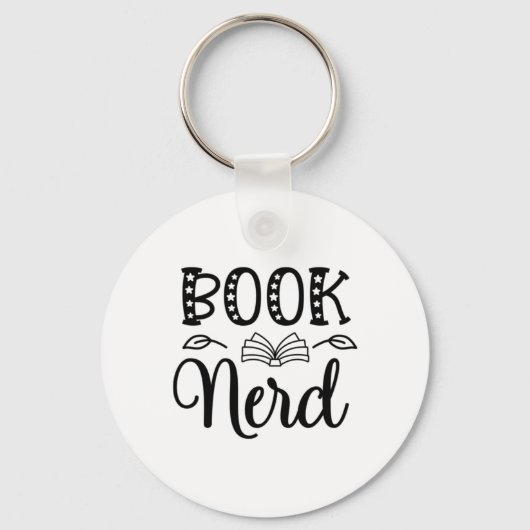 Nerd lesen schlüsselanhänger (Vorderseite)