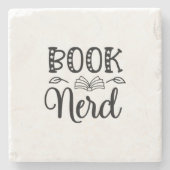 Nerd lesen steinuntersetzer (Vorderseite)