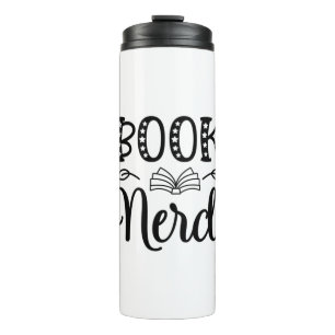 Nerd lesen thermosbecher