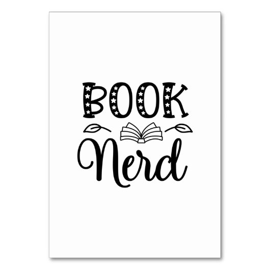 Nerd lesen tischnummer (Vorderseite)