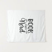 Nerd lesen wandteppich (Vorderseite (Horizontal))
