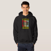 Nerd Librarian A Day without Reading Funny Book R Hoodie (Vorne ganz)