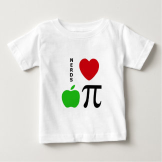 Nerd-Liebe-Apfelkuchen Baby T-shirt