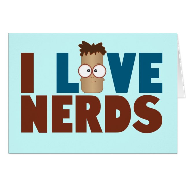 Nerd-Liebe - Brown (Vorderseite (Horizontal))