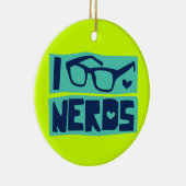Nerd-Liebe Keramikornament (Rechts)