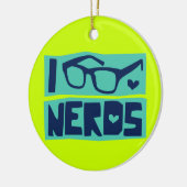 Nerd-Liebe Keramikornament (Links)
