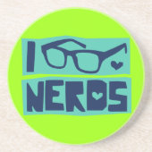 Nerd-Liebe Untersetzer (Vorne)