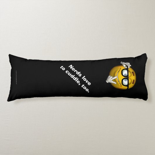 "Nerd Liebe zu Cuddle, auch." [a2] Seitenschläferkissen (Vorderseite)