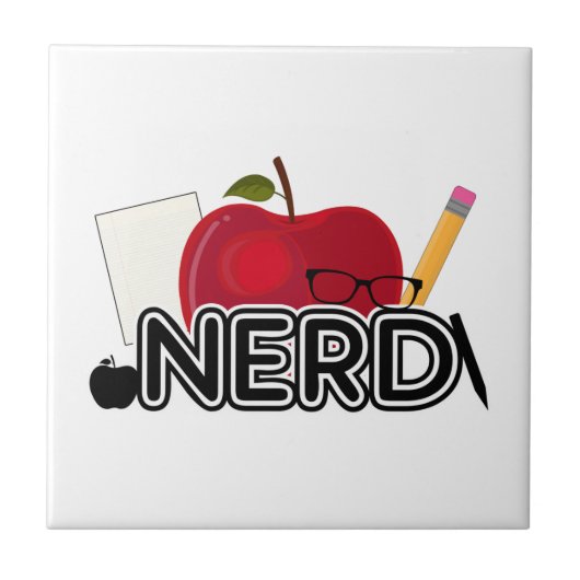 Nerd - Logo Fliese (Vorderseite)