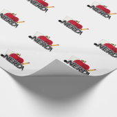 Nerd - Logo Geschenkpapier (Ecke)