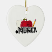 Nerd - Logo Keramik Ornament (Rechts)