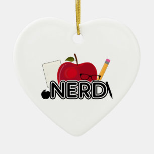 Nerd - Logo Keramik Ornament