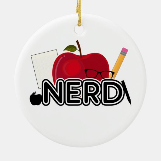 Nerd - Logo Keramikornament (Hinten)
