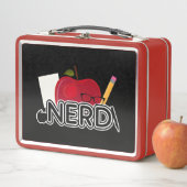 Nerd - Logo Metall Brotdose (Beispiel)