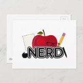 Nerd - Logo Postkarte (Vorne/Hinten)