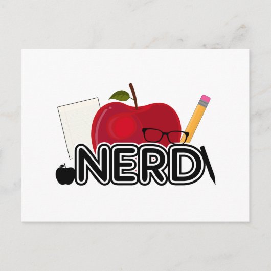 Nerd - Logo Postkarte (Vorderseite)