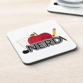 Nerd - Logo Untersetzer (Linke Seite)