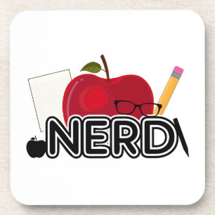 Nerd - Logo Untersetzer