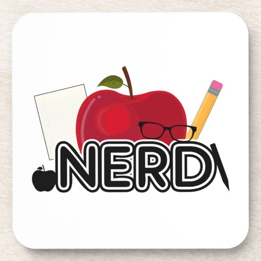 Nerd - Logo Untersetzer (Vorderseite)