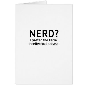 Nerd? Lustiges, geekiges Design