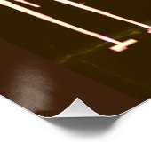 Nerd machen es besser für Lehrer und Wasserspender Poster (Ecke)