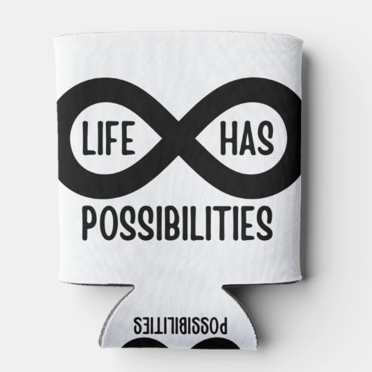 Nerd Mathematik Life hat Möglichkeiten Dosenkühler (Rückseite)