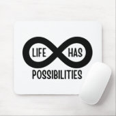 Nerd Mathematik Life hat Möglichkeiten Mousepad (Mit Mouse)