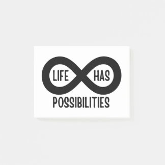 Nerd Mathematik Life hat Möglichkeiten Post-it Klebezettel